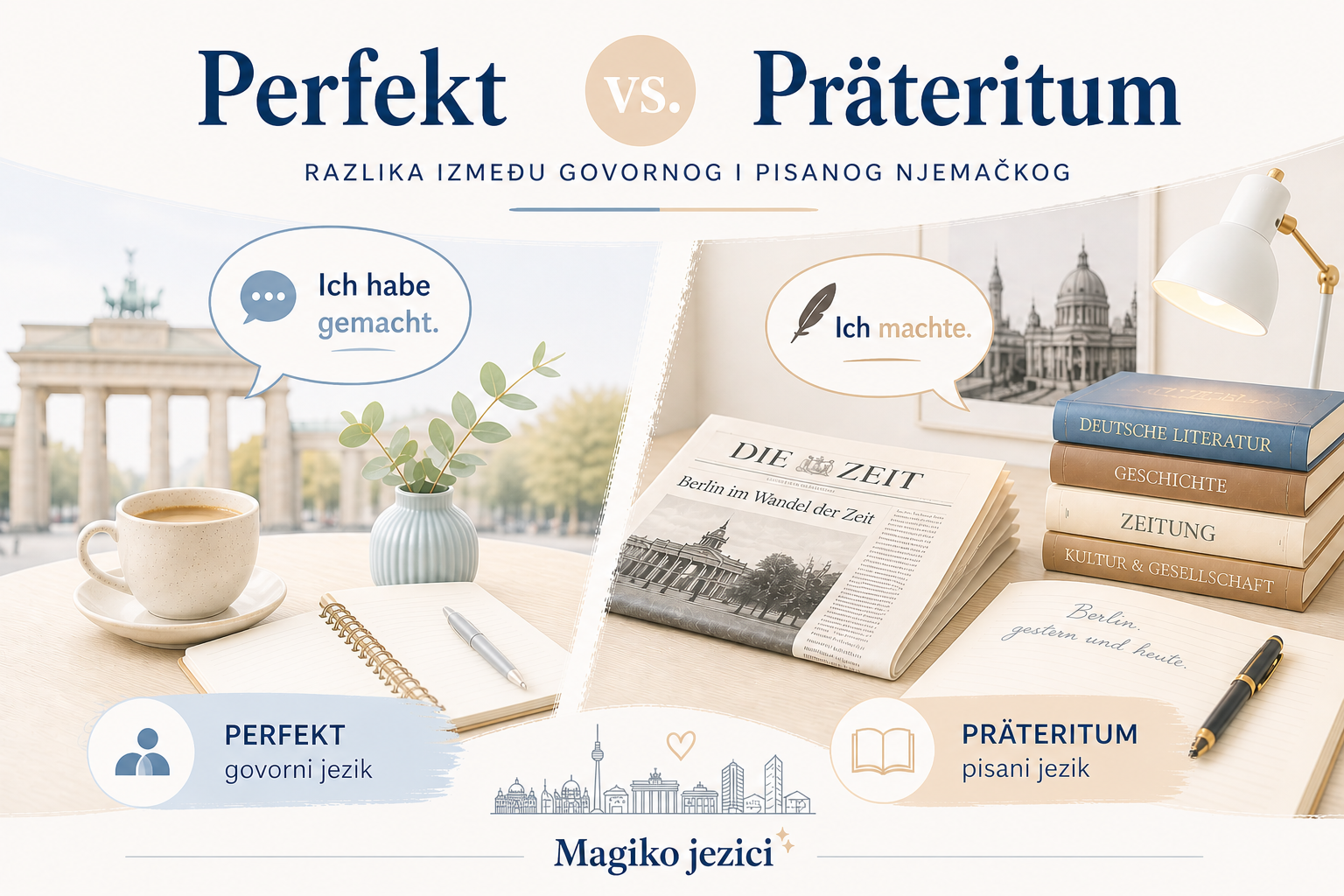 Kako razlikovati Perfekt i Präteritum u njemačkom jeziku?